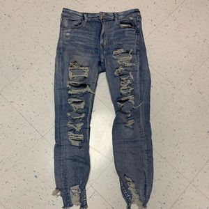 American Eagle Light Wash Next Level Stretch Jeans